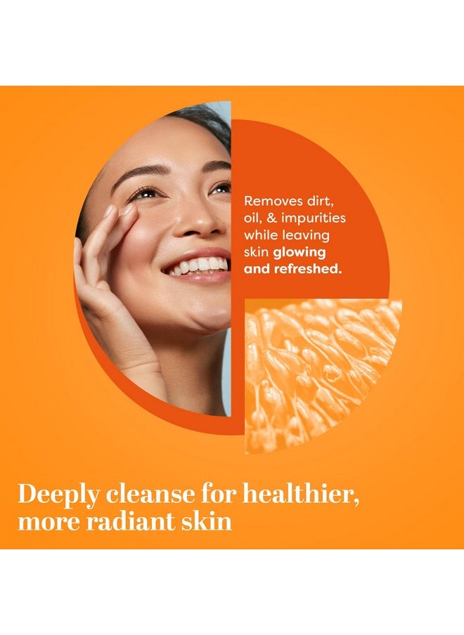 TruSkin Vitamin C Cleanser for Face - Brightening Face Wash with Vitamins C & E, Rosehip Oil, Aloe Vera and MSM - Deep Clean and Refresh for Radiant, Healthy-Looking Skin, 4 fl oz