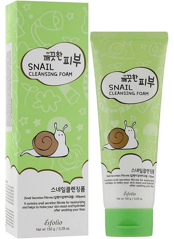 esfolio snail cleansing foam 5.29 oz