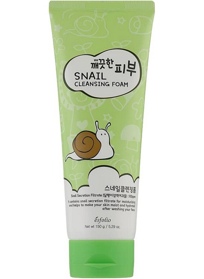 esfolio snail cleansing foam 5.29 oz