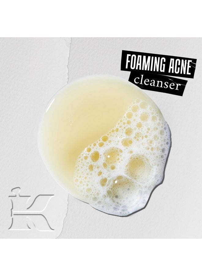 Kiehl's Blue Herbal Acne Cleanser Treatment with Salicylic Acid, Foaming Face Wash for Oily & Acne-prone Skin, Helps Clear Blackheads & Whiteheads, Removes Oil, Paraben-free, Fragrance-free - 5 fl oz