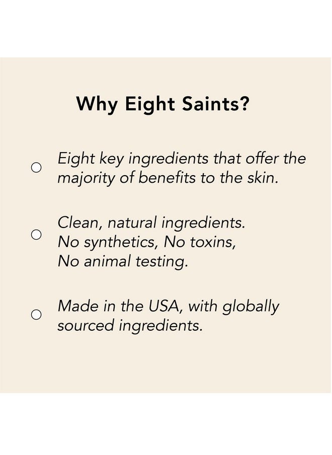 Eight Saints Down To Earth Mud Gel Face Wash, Natural and Organic, Gentle and Effective Daily Anti Aging Facial Cleanser, Makeup Remover, Nourishing and Hydrating Face Cleanser, 6.7 Ounces
