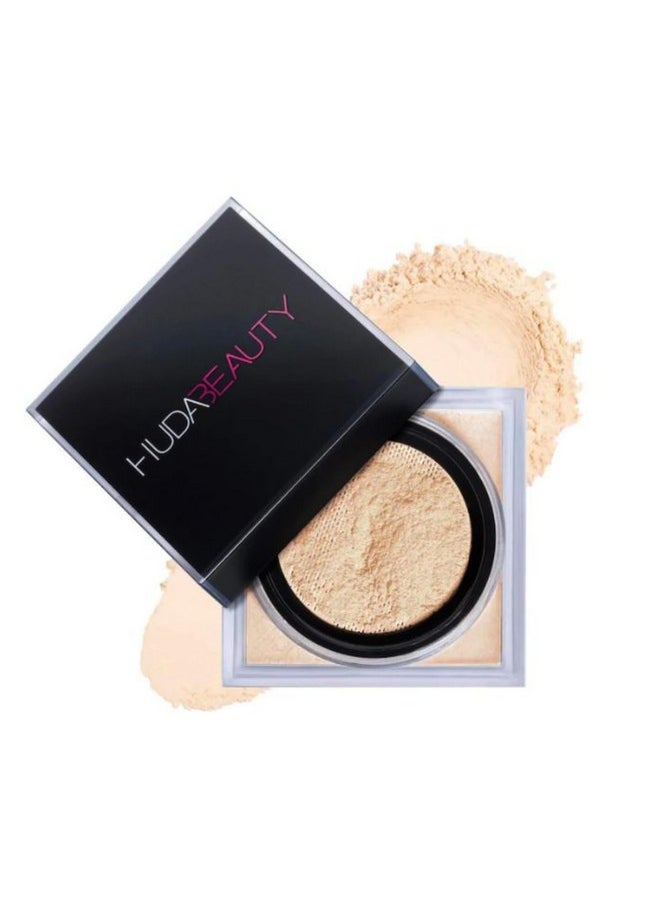 Huda Easy Bake Loose Baking & Setting Powder - Pound Cake (Fair, Light, Medium, and Tan Skin Tones) - 0.71 oz / 20 g