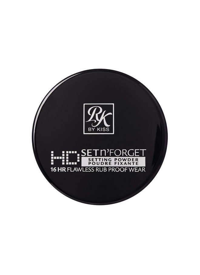 Ruby Kisses Loose Setting Powder 0.4oz, Weightless, Smooths, Mattifying Finish and Shine Control, Pure Silica Mineral Powder (Banana)