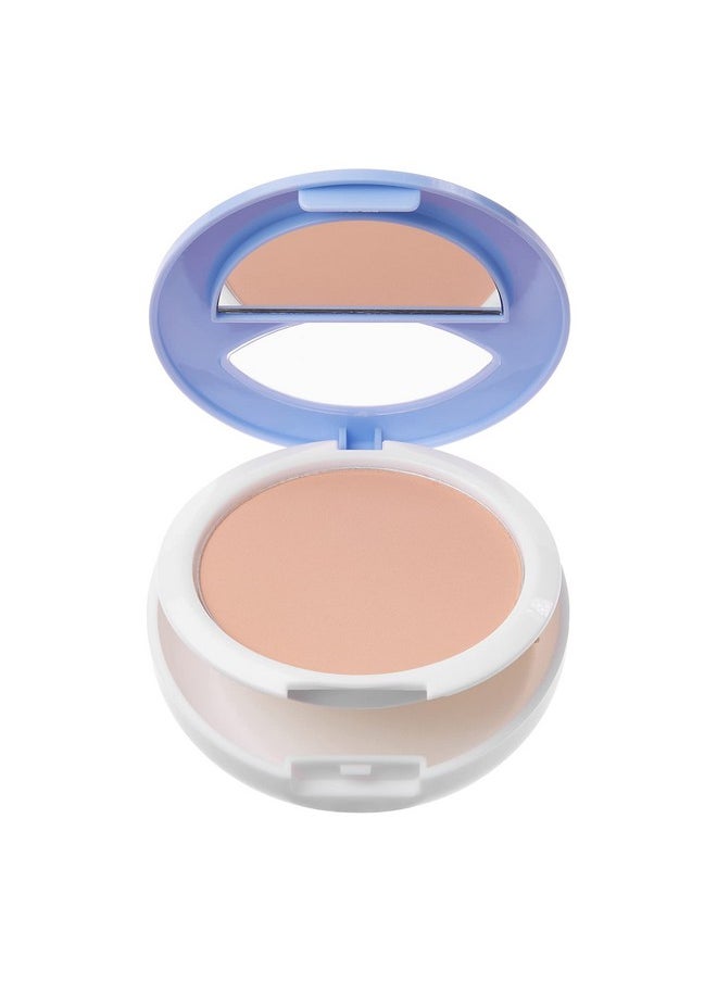Ruby Kisses No More Blemish Face Powder with Salicylic Acid Korean Makeup Matte Finish Full Coverage Pressed Powder (Classic Ivory)
