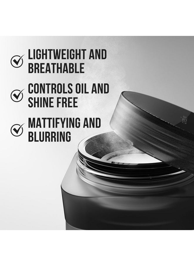CARSLAN Soft Focus Loose Setting Powder, Waterproof, Matte, Oil Control, Shine Free, Talc-Free Face Powder Makeup, 24H Longwear Finishing Powder, 02 Translucent For Oily