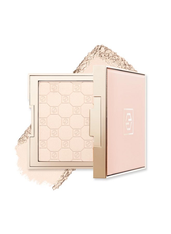 Jouer Soft Focus Hydrate & Setting Powder - Pressed Powder with Matte Finish - Blurring Powder for Fine Lines and Pores - Set Face Makeup Foundation or Concealer - Translucent