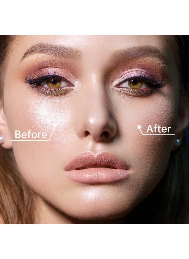 CATKIN Poreless Finish Loose Setting Powder Makeup, Translucent Matte Finishing Makeup for All Skin Tones, 3 Colors Even Skin Tone - 0.42 oz Includes Velour Puff C04 Matte