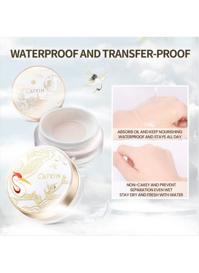 CATKIN Dreamworld Air Makeup Loose Powder Setting Finishing Powder Oil Control shimmer (C02)