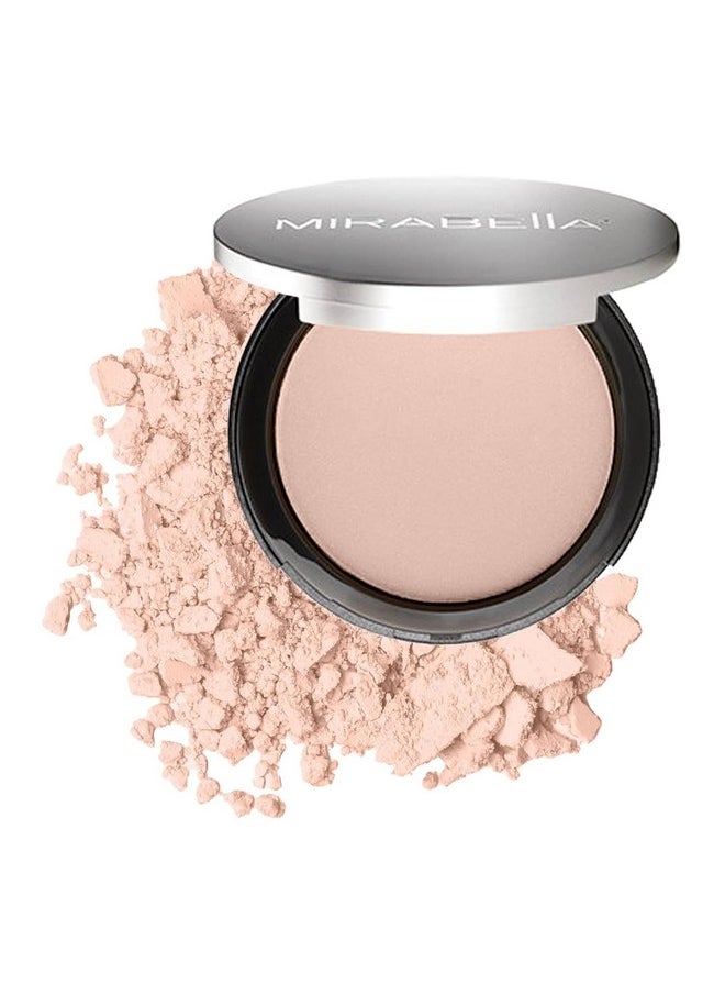 Mirabella Pure Press Powder Foundation Makeup, HD Finish Buildable Mineral Foundation for Sensitive Skin and All Skin Types with Age-Defying Benefits, Jojoba and Triglyceride, Original Fair I