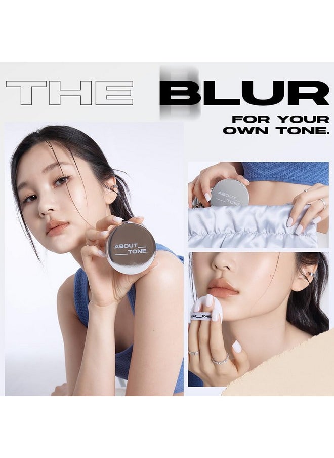 ABOUT TONE The Blur Finish Powder/Sheer Blurring Loose Powder, Lightweight Setting Powder with Long-Wear, Translucent Mineral Finishing Powder, Natural Skin Tone for Daily Makeup, Vegan, 10g/0.35oz.