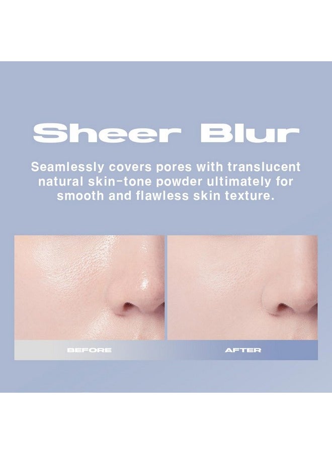 ABOUT TONE The Blur Finish Powder/Sheer Blurring Loose Powder, Lightweight Setting Powder with Long-Wear, Translucent Mineral Finishing Powder, Natural Skin Tone for Daily Makeup, Vegan, 10g/0.35oz.