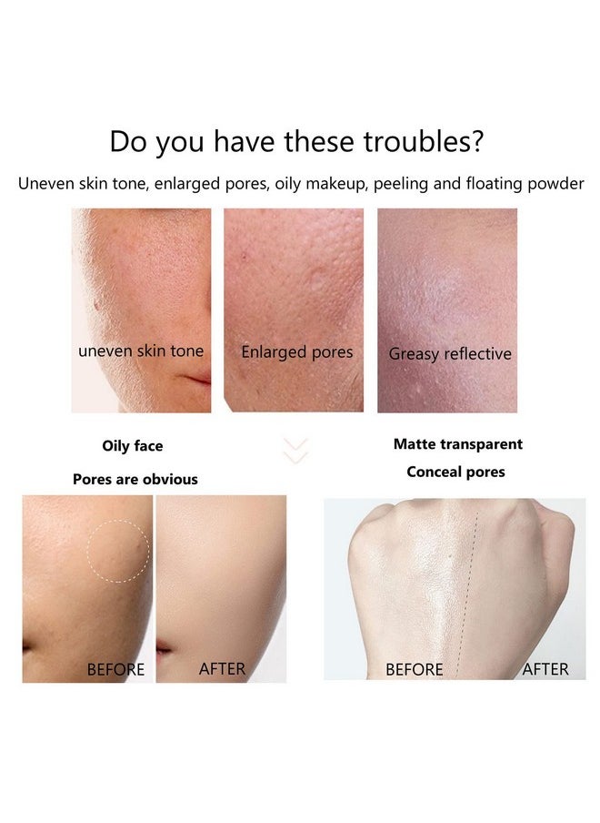 Oil Control Face Pressed Powder, Jelly Pressed Powder Face Makeup Setting Powder, Powder Free Delicate and Skin-friendly, Flawless Matte Long Lasting Finishing Lightweight Waterproof Face Cosmetics