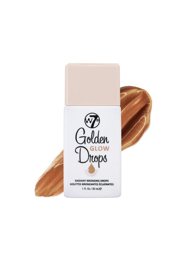 W7 Golden Glow Drops - Liquid Bronzing Drops For Flawless Skin & A Radiant Finish