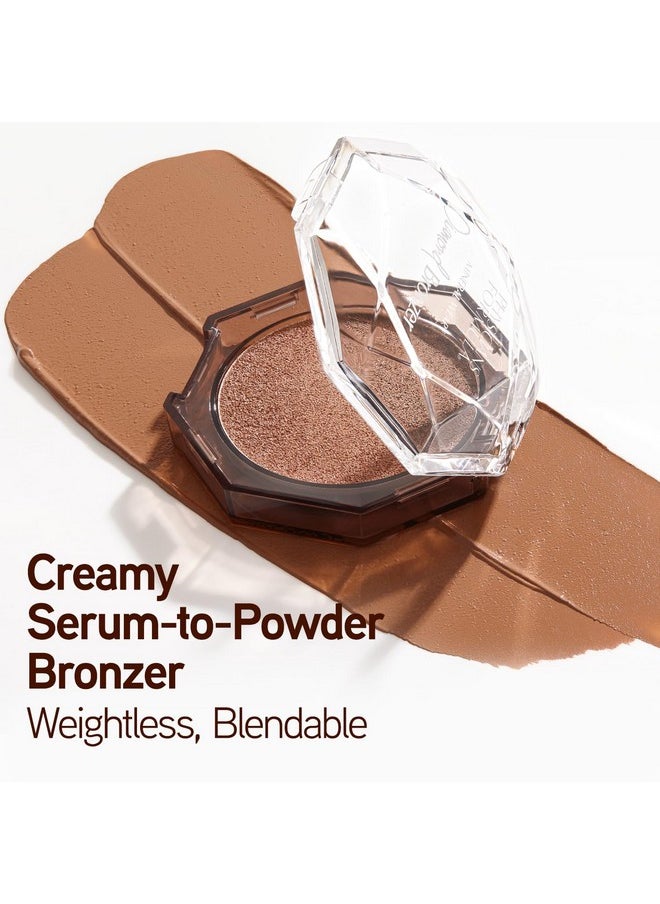 Physicians Formula Mineral Wear®Diamond Bronzer - Creamy Powder-Serum Hybrid, Weightless & Dewy Finish, Minimizes Appearance of Pores & Fine Lines - Bronze Gem