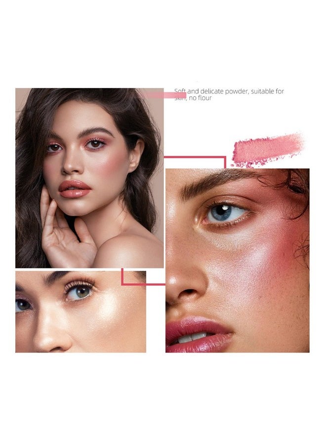 MAEPEOR Matte Face Blush 8 Colors Lightweight Natural Look Face Blush Long-Lasting and Highly Pigmented Powder Blush for Cheeks (Color 08)
