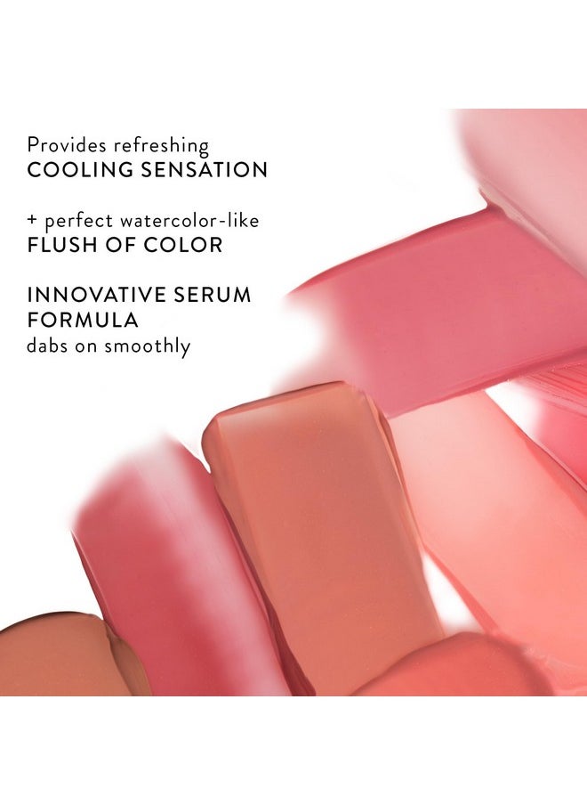 LAURA GELLER NEW YORK Serum Blush Tint, Lightweight Liquid Blush for Cheeks, Weightless Watercolor Sheer Finish, Practical Pink