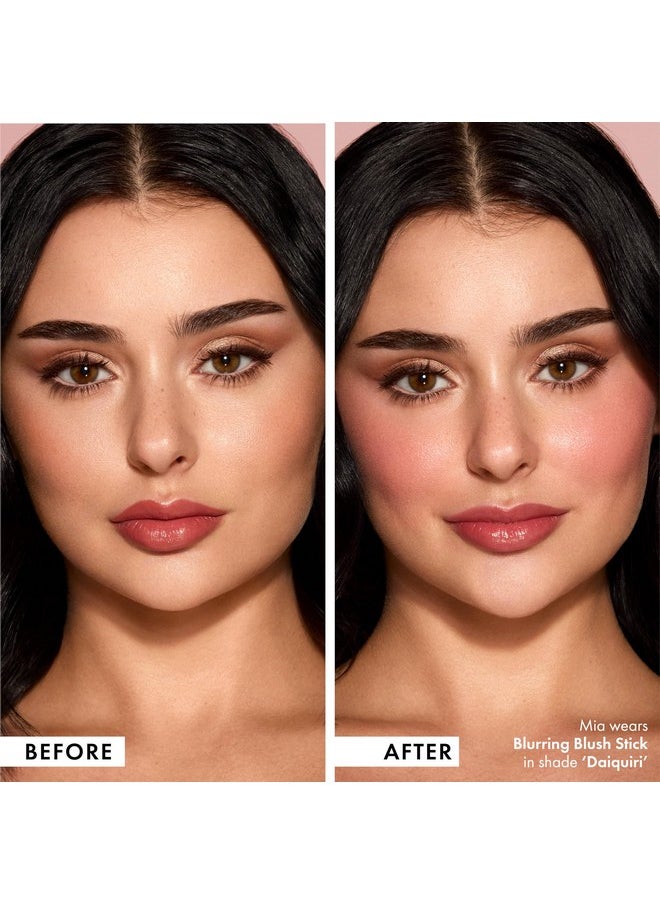 ICONIC LONDON Blurring Blush Stick | Seamless Blending, Matte Finish, Cruelty-Free, Vegan Makeup, Daiquiri (Pink)