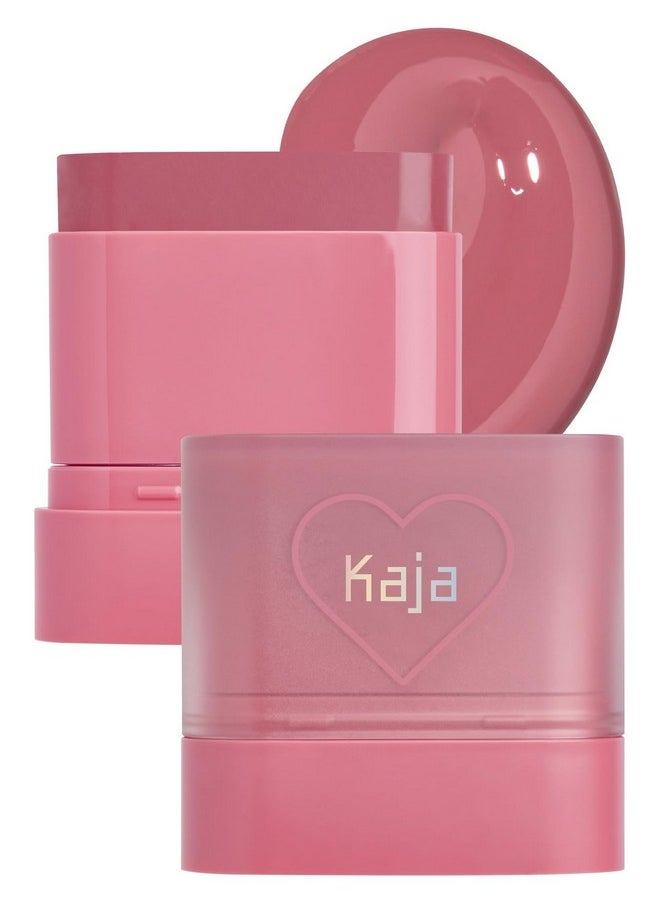 Kaja Dewy Bar - Creamy Multi-Stick Blusher & Lip Balm, Korean Cream Blush Stick for Cheeks and Lips, 45% Moisturizing Oil, Apple Extract, Vitamin-Hyaluronic Acid Infused, 04 Fig Smoothie Sorbet,10g