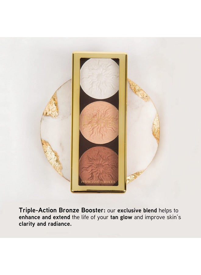 Physicians Formula Bronze Booster Highlight & Contour Powder Palette, Matte Sculpting,-Fragrance Free, Paraben Free, Gluten Free, Dermatologist Tested