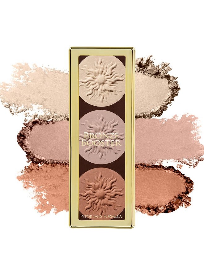 Physicians Formula Bronze Booster Highlight & Contour Powder Palette, Matte Sculpting,-Fragrance Free, Paraben Free, Gluten Free, Dermatologist Tested