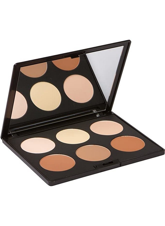 Elizabeth Mott Bronzer Contour Kit & Highlighting Powder - Cruelty Free & Paraben Free - 6 Shades for a Natural Glow