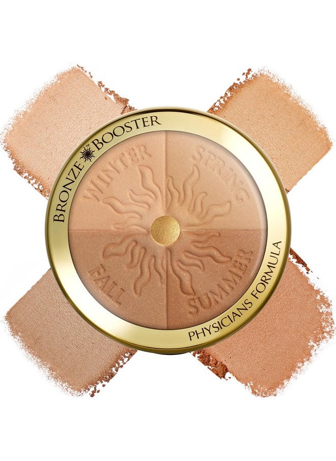 Physicians Formula Bronze Booster Glow-Boosting Season-to-Season, Customizable Seasonal Glow Glow, Lasting Tan Boost, Hypoallergenic Powder, Cruelty-Free & Hypoallergenic- Light-to-Medium