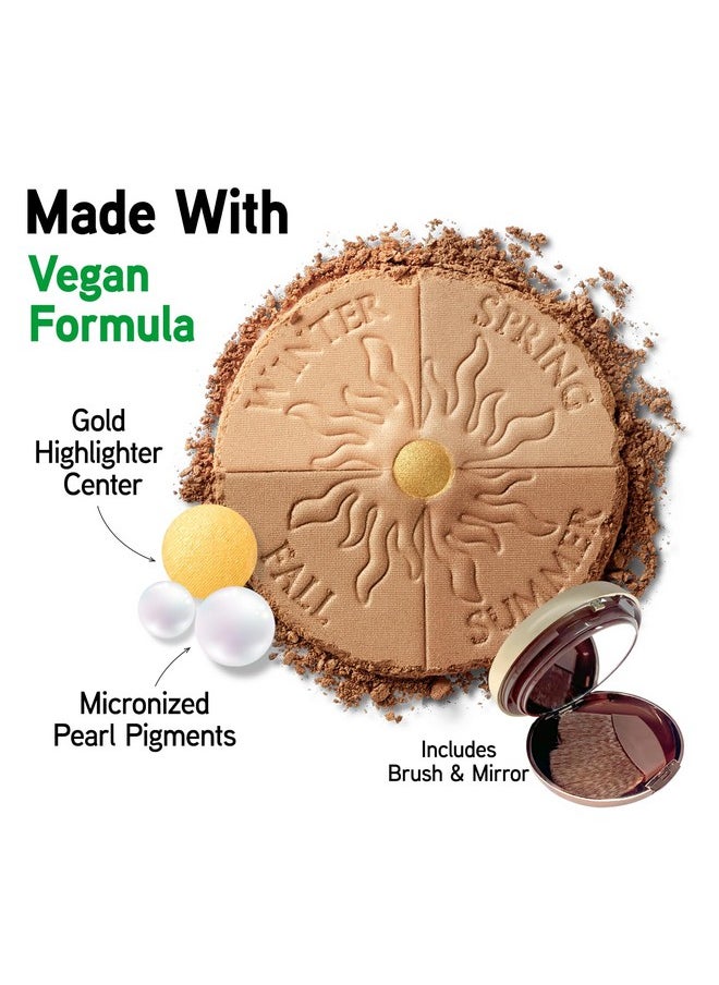 Physicians Formula Bronze Booster Glow-Boosting Season-to-Season, Customizable Seasonal Glow Glow, Lasting Tan Boost, Hypoallergenic Powder, Cruelty-Free & Hypoallergenic- Light-to-Medium
