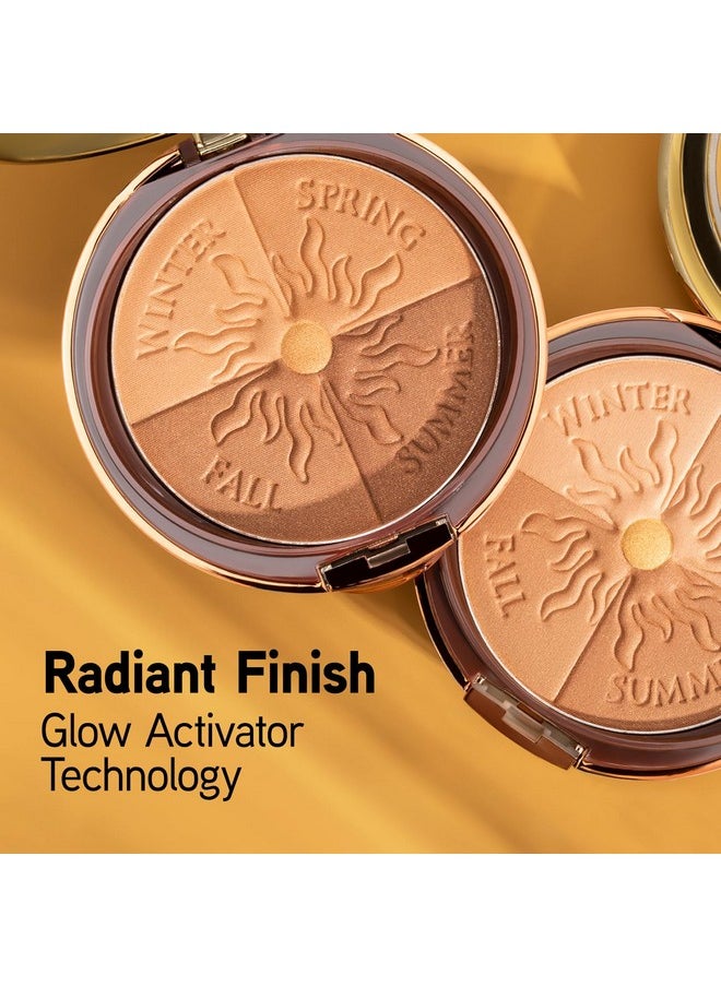 Physicians Formula Bronze Booster Glow-Boosting Season-to-Season, Customizable Seasonal Glow Glow, Lasting Tan Boost, Hypoallergenic Powder, Cruelty-Free & Hypoallergenic- Light-to-Medium