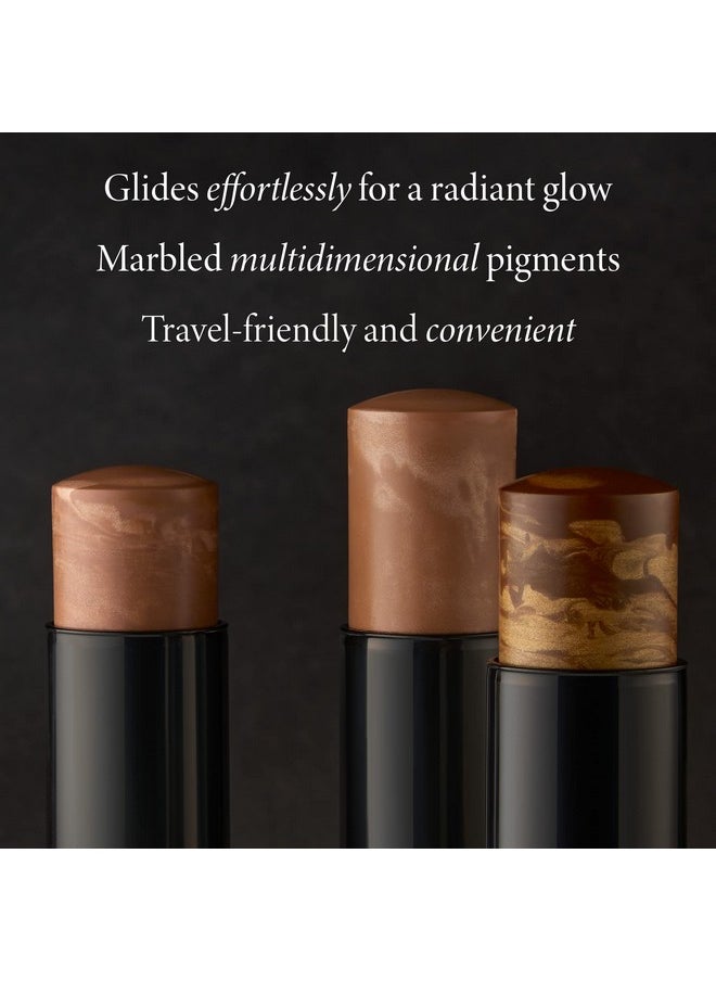 LAURA GELLER Italian Marble Bronzer Makeup Stick | Cream Finish Marbleized Contour for Natural Glow D'oro Glow