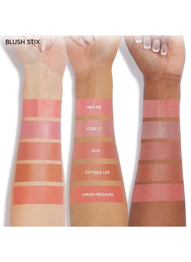ColourPop Blush Stix - Cream Blush Stick with a Blendable, Hydrating Formula and Natural, Skin-Like Finish - Buildable Cream Blush for Cheeks, Eyes & Lips - 25/8 (0.28 oz)