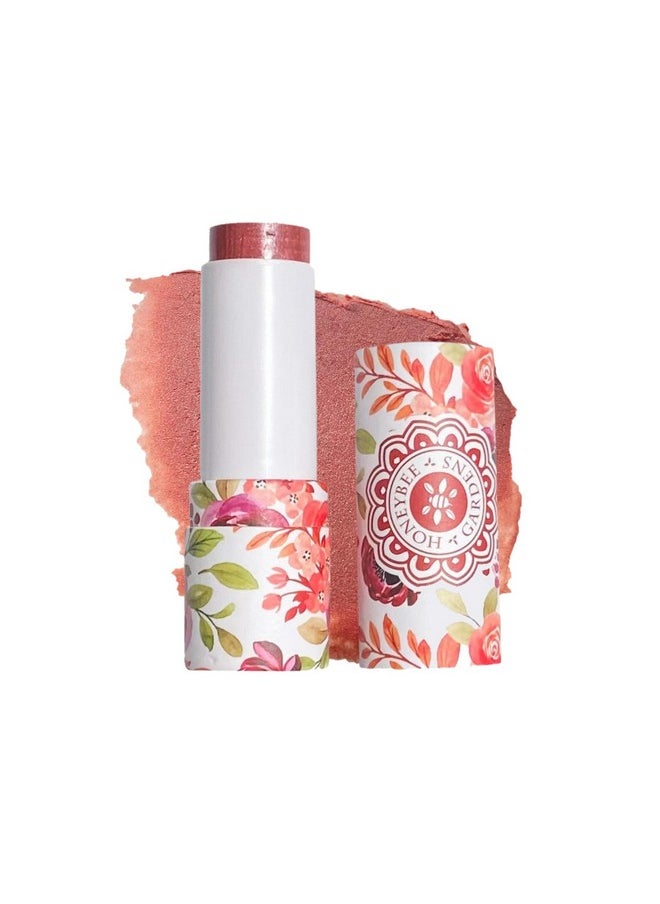 Honeybee Gardens Color Within Reach MultiStick, Eden, Soft Rose, Pink & Brown Undertones, Multipurpose Makeup, Natural Glow, Easy Application, Vegan, Cruelty-Free, Net Wt. 0.2 oz