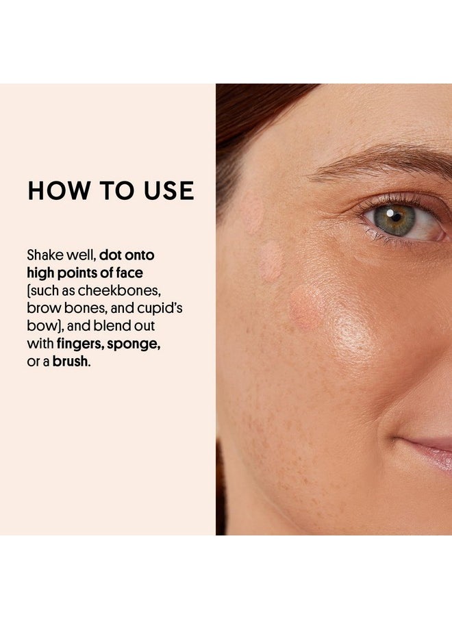 Winky Lux Cheeky Rose Liquid Highlighter, Gel Cream Highlighter with Blendable Buildable Pigment, Long-Lasting Weightless Finish, Pink Opal