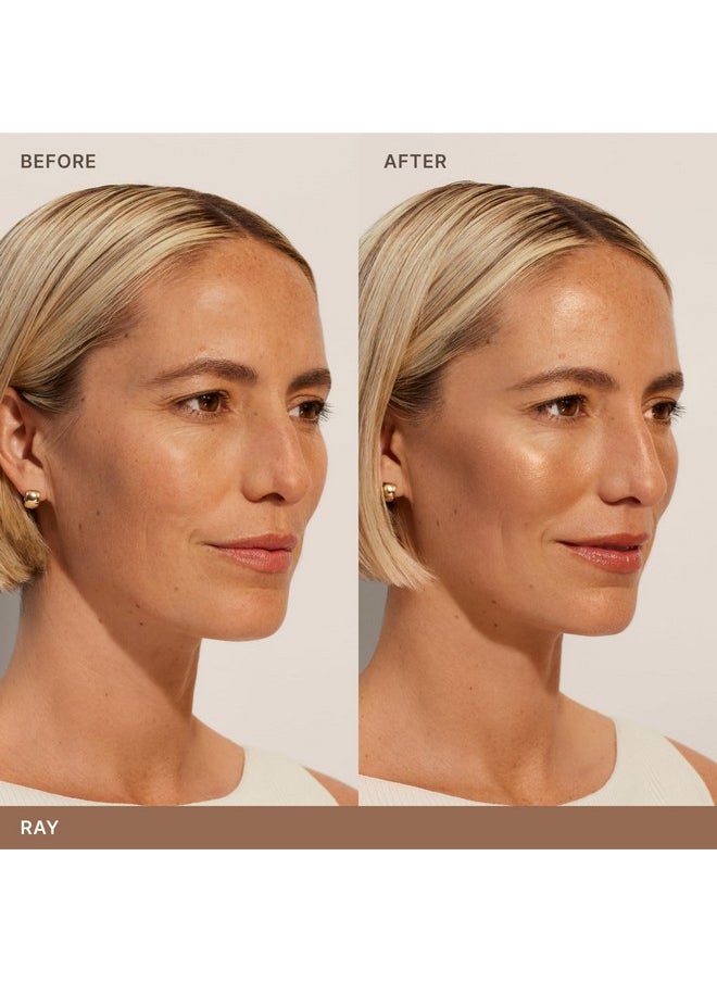 ILIA - Sunshift Cream Bronzer | Non-Comedogenic, Long-Lasting, Vegan, Cruelty-Free | Weightless Bronzer (Ray - Warm Golden Bronze, 0.27 oz | 7.8 g)