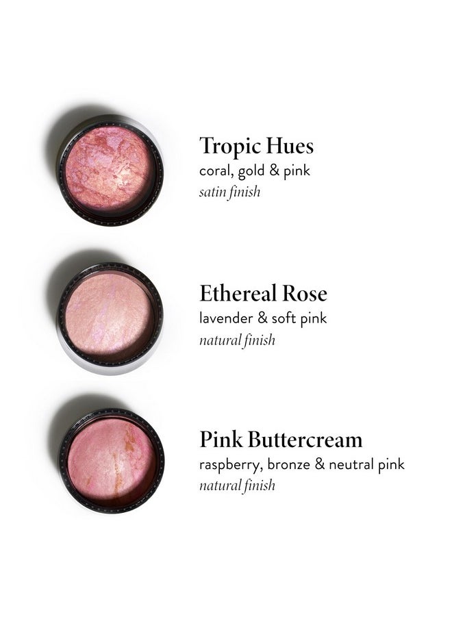 LAURA GELLER NEW YORK Baked Blush-n-Brighten Baked to Go - Ethereal Rose - Travel Size Blush
