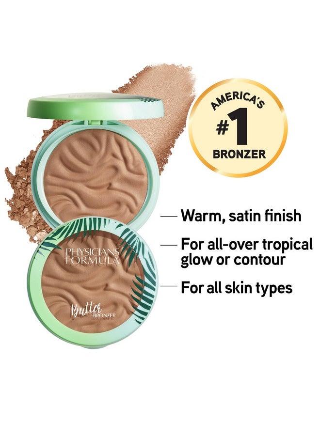 Physicians Formula Murumuru Butter Bronzer, Moisturizing, Nourishing Murumuru Butter Blend for Silky All-Day Luminous Glow, Dermatologist Tested, Hypoallergenic, Vegan & Cruelty-Free -Bronzer
