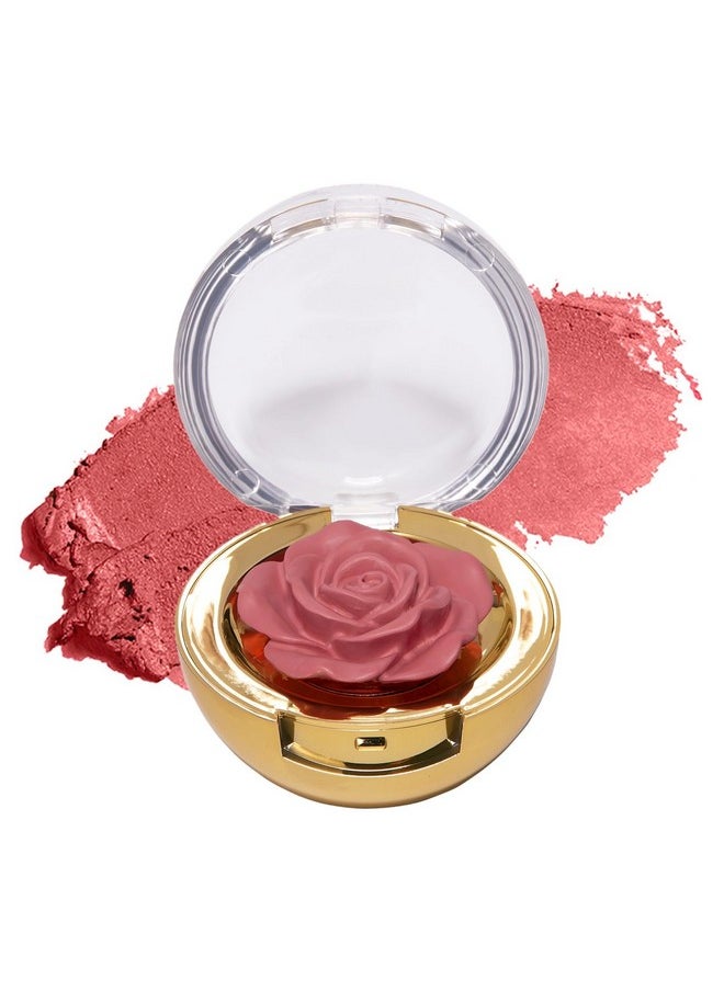 Winky Lux Cheeky Rose, Cream Blush for Cheeks, Flower Blush with Vitamin E, Makeup Blush and Flower Makeup, Pink Tea Time