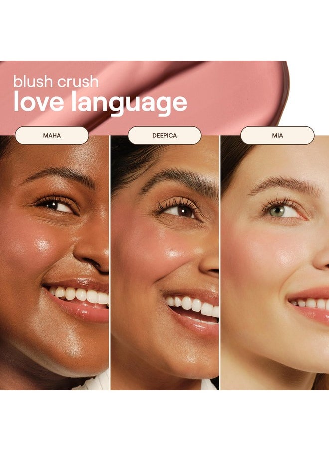 Live Tinted Blush Crush Liquid Blush - Creamy Blush for All Skin Tones, Skincare-Powered With Peony Extract, Açai Fruit Oil, and Vitamin C Infused Liquid Makeup Blush, 1 oz - Soft Pink
