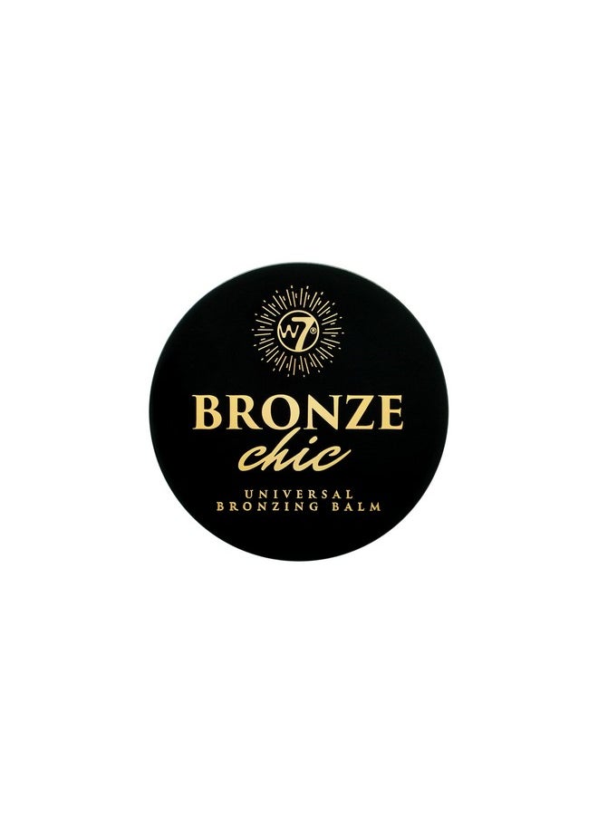 W7 Bronze Chic Bronzer - Cream Bronzing Balm - Contouring & Highlighting Vegan Makeup