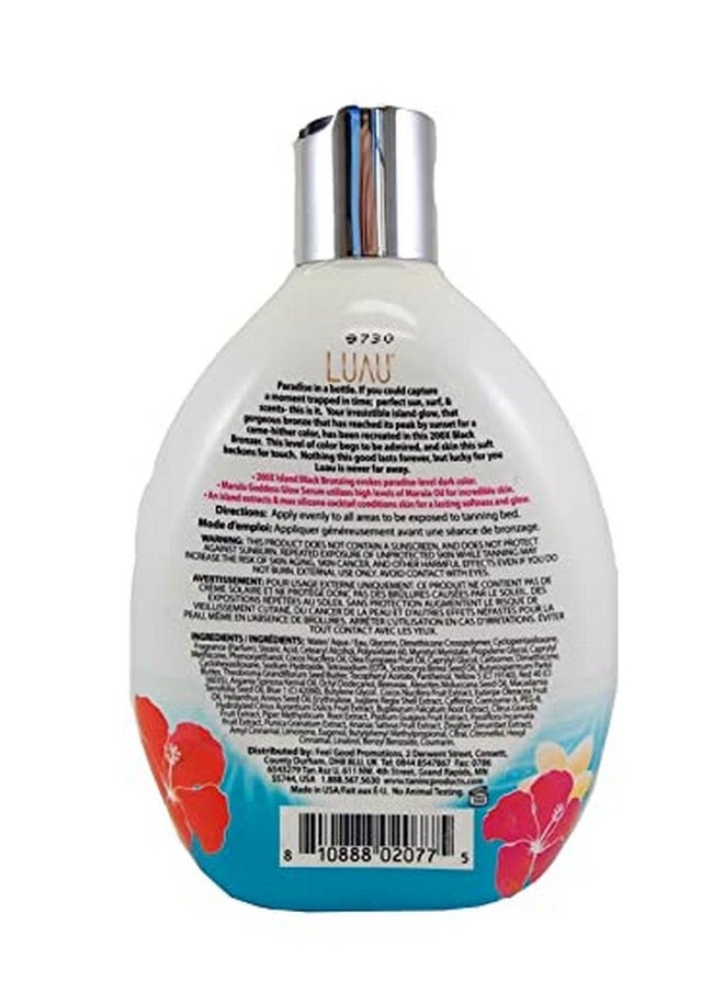 Tan Asz U Luau Advanced 200X Island Black Bronzer Tanning Lotion