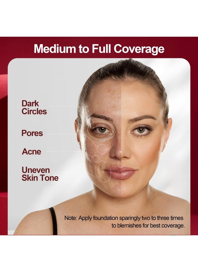 FV Waterproof Foundation, Medium Coverage, Oil-free & Long Lasting, Lightweight, Matte Foundation for Oily/Normal Skin, Transfer Proof Liquid Foundation Makeup, 30g, Natural Beige