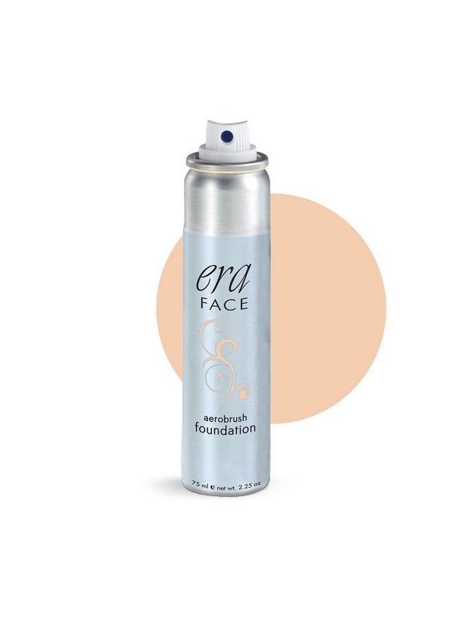 ERA Face spray makeup (R4 Champagne, 2.25 oz) - airbrush foundation, everyday, buildable, professional spray on cosmetics by Era Beauty