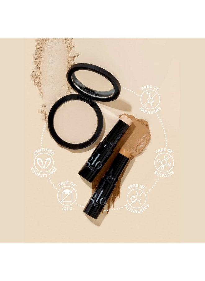 Glo Skin Beauty HD Mineral Foundation Stick - Concealer Makeup Infused with Hyaluronic Acid - Buildable Coverage, Contour & Highlighter (Fresco 3N)