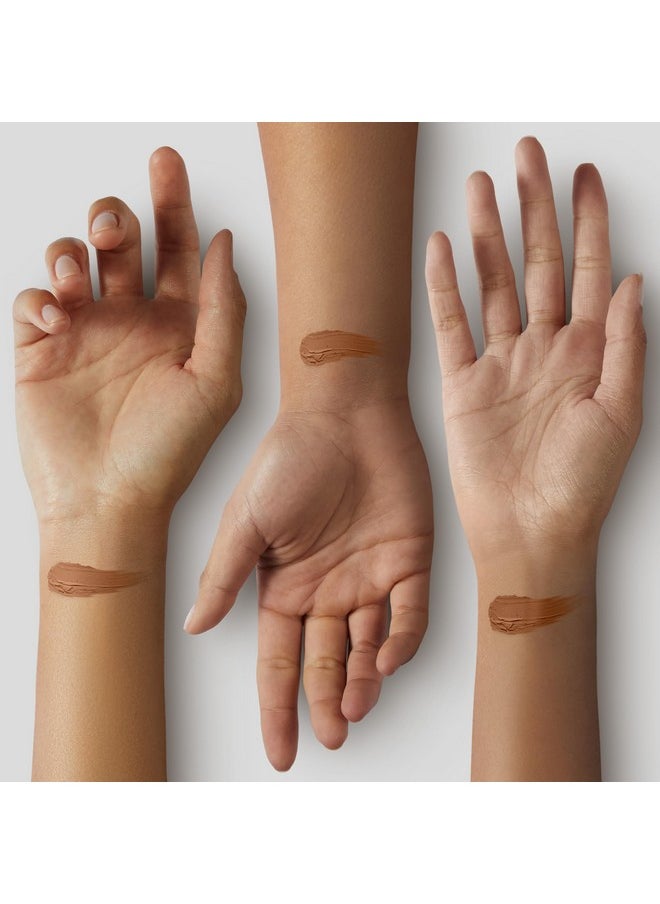 Black Radiance Color Perfect Foundation Stick with Soft Brush Applicator Duo - Buildable, Blendable Versatile Pigment-Rich Formula - Cappuccino
