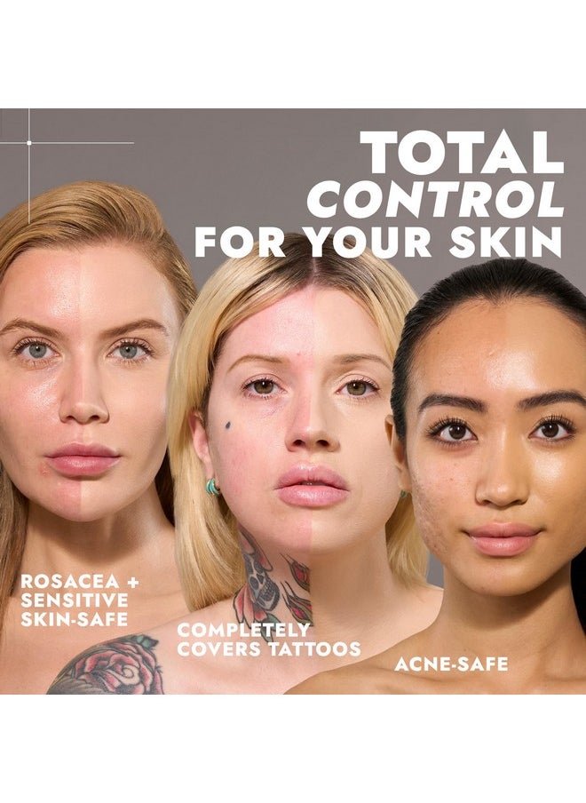 COVER FX Total Cover Cream Foundation - Shade L1 - Buildable Coverage - Natural Finish - Oil-Free - Sweat-Proof