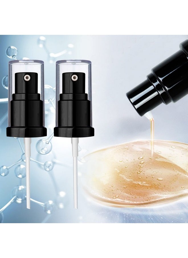 Chris.W 2Pack Foundation Pump Compatible with Maybelline Fit Me Liquid Foundation Makeup (Black+Black)