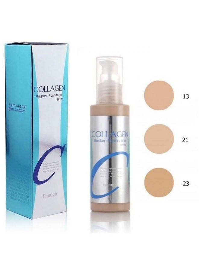 Enough Collagen, Moisture Foundation, SPF 15, 13, 3.38 fl oz (100 ml)