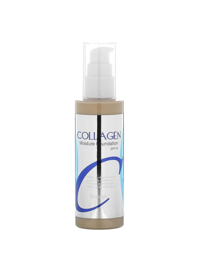 Enough Collagen, Moisture Foundation, SPF 15, 13, 3.38 fl oz (100 ml)