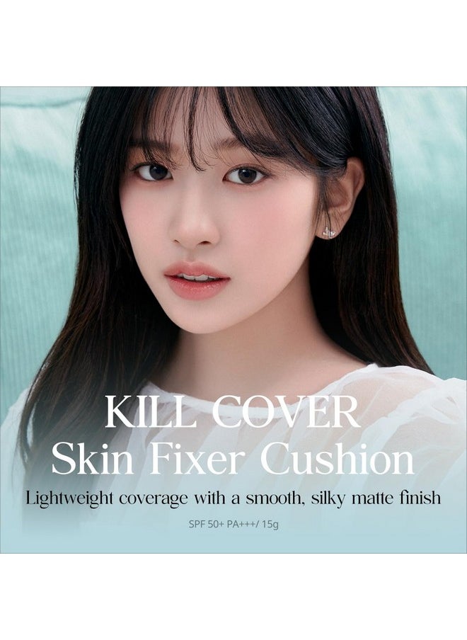 CLIO KILL COVER SKIN FIXER CUSHION (Advanced Version) (23N GINGER, [Refill Included])