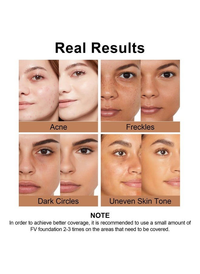FV 2 Pack Hydrating Liquid Foundation Makeup, Waterproof & Lightweight, Natural Finish with Medium Coverage, Ideal for Dry and Normal Skin (Nourishing Natural Beige)