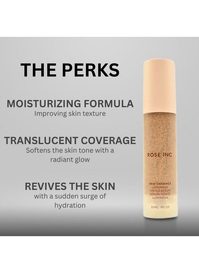 ROSE INC Skin Enhance Non-Comedogenic Skin Tint Serum Foundation 60